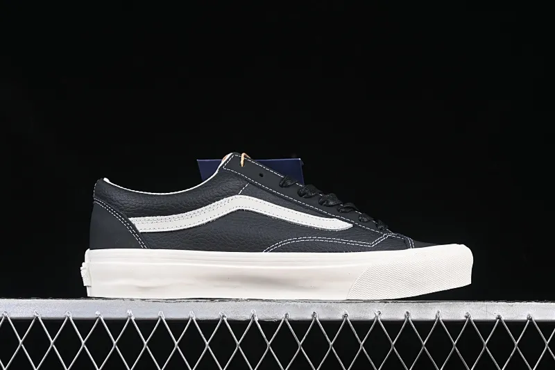 All categories Vans Vans series Vans Low Vans low top Vans Premium Old Skool 36 Vans official high-end full leather retro sneakers VN000D57BLK